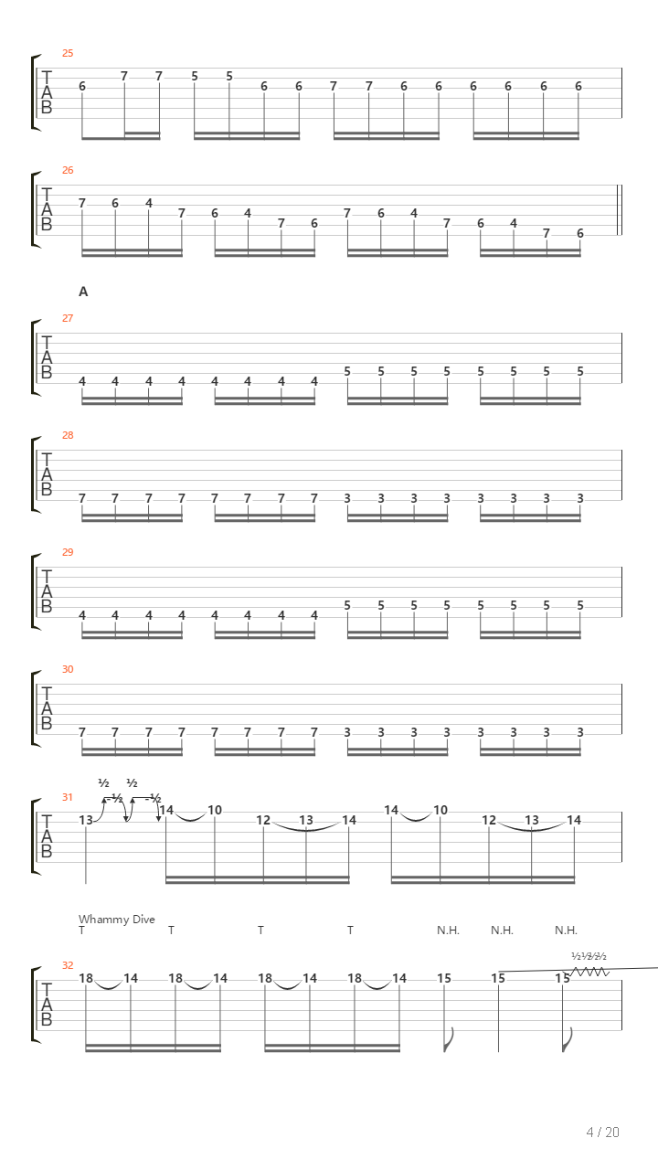 Andromeda Strain吉他谱