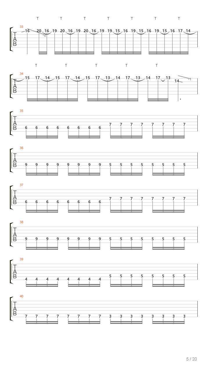 Andromeda Strain吉他谱