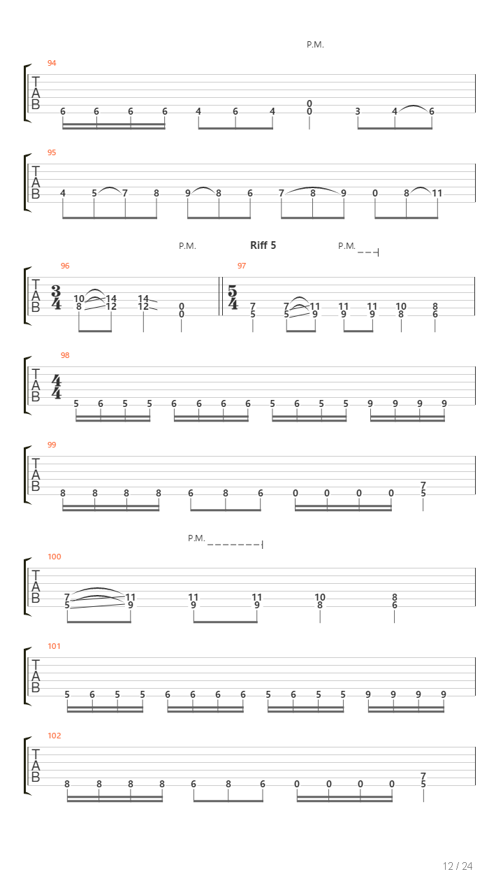 Choronzonic Chaos Gods吉他谱