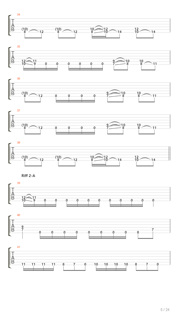 Choronzonic Chaos Gods吉他谱
