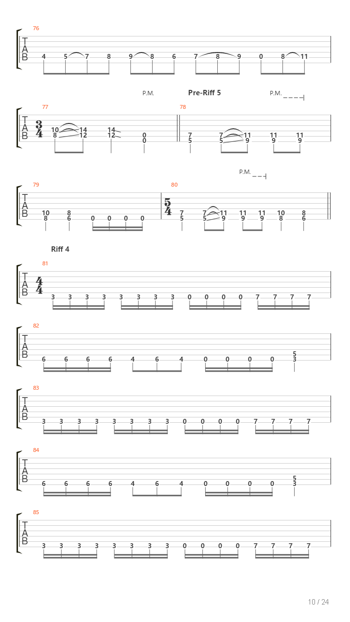 Choronzonic Chaos Gods吉他谱