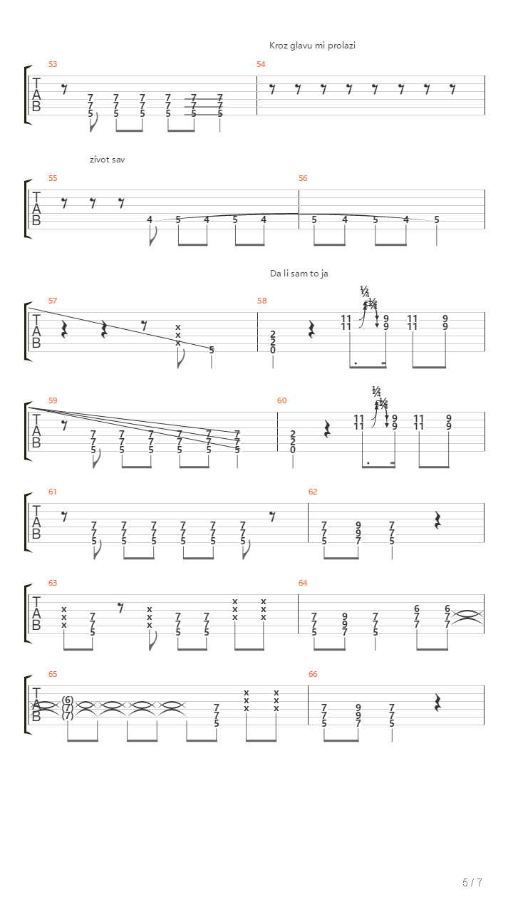 Da Li Sam To Ja吉他谱