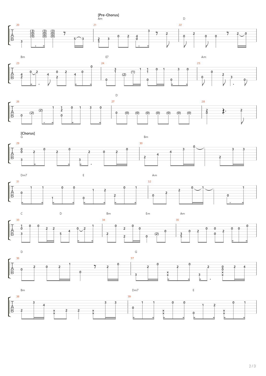 Akad吉他谱