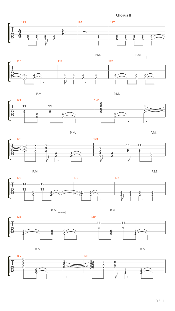 Chvrch Bvrner吉他谱