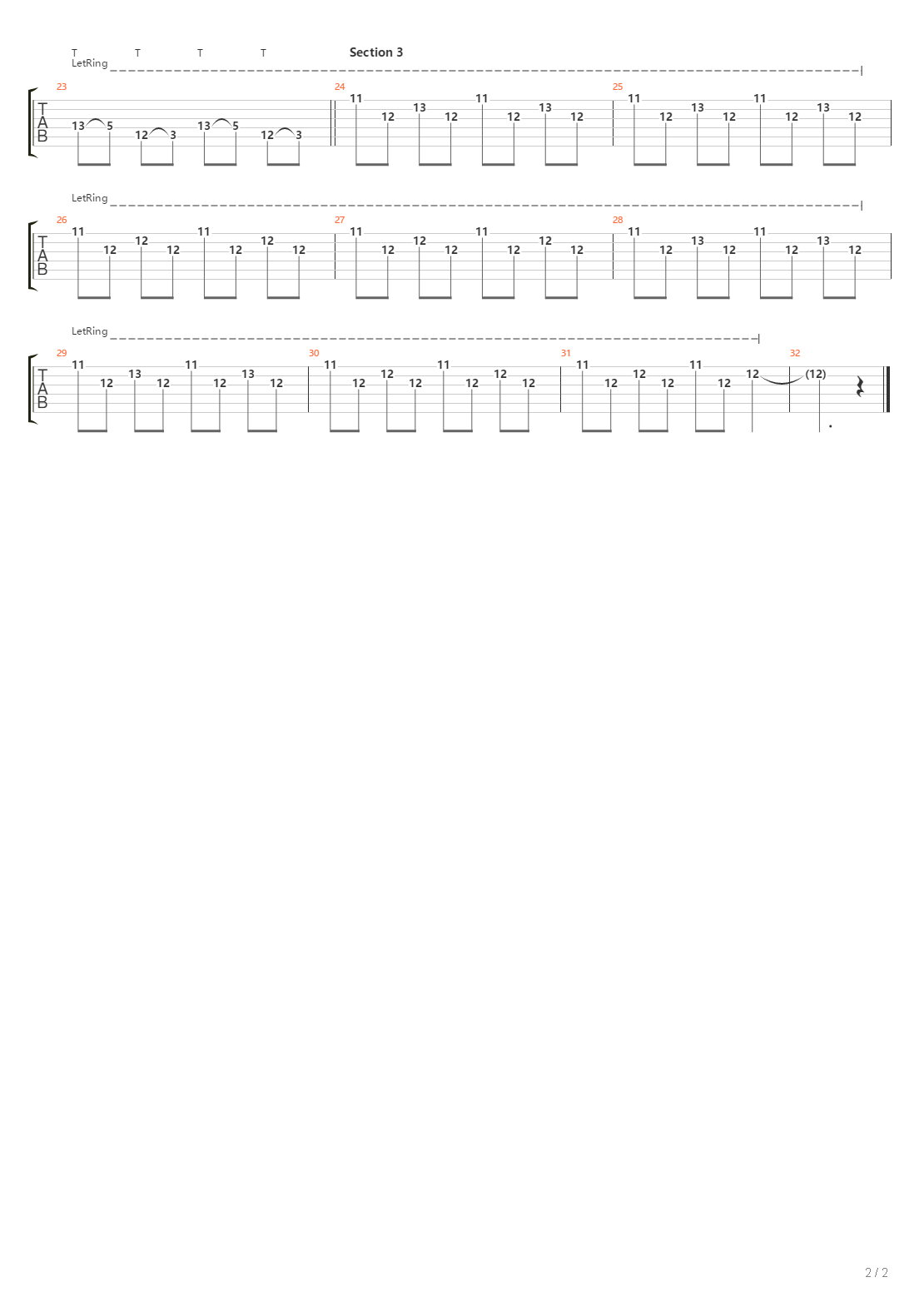 Reprise吉他谱