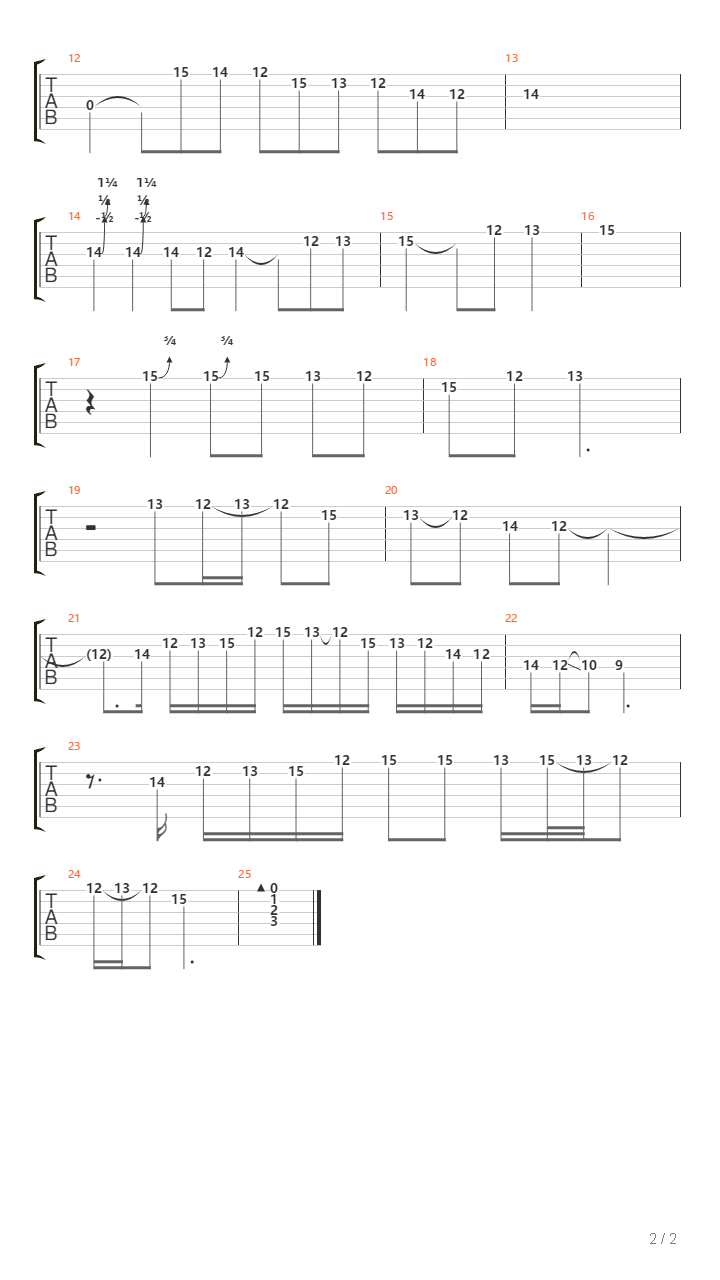 Lines On My Face吉他谱