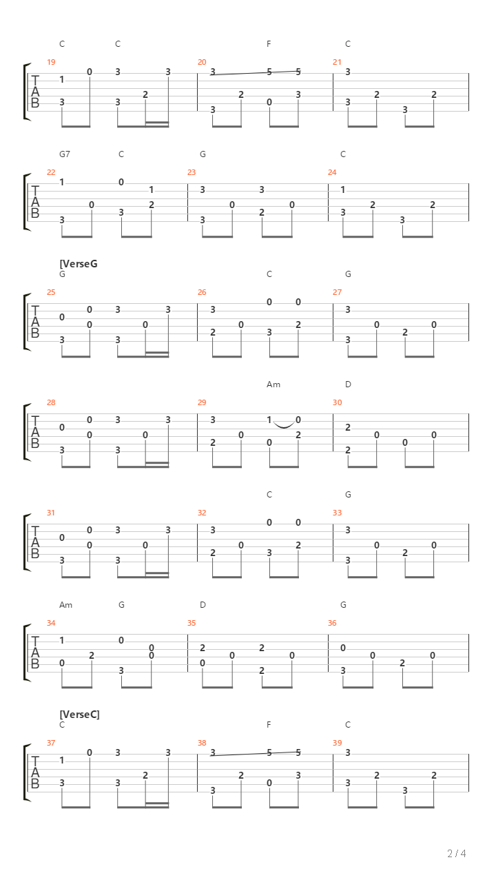 Kumbayah吉他谱