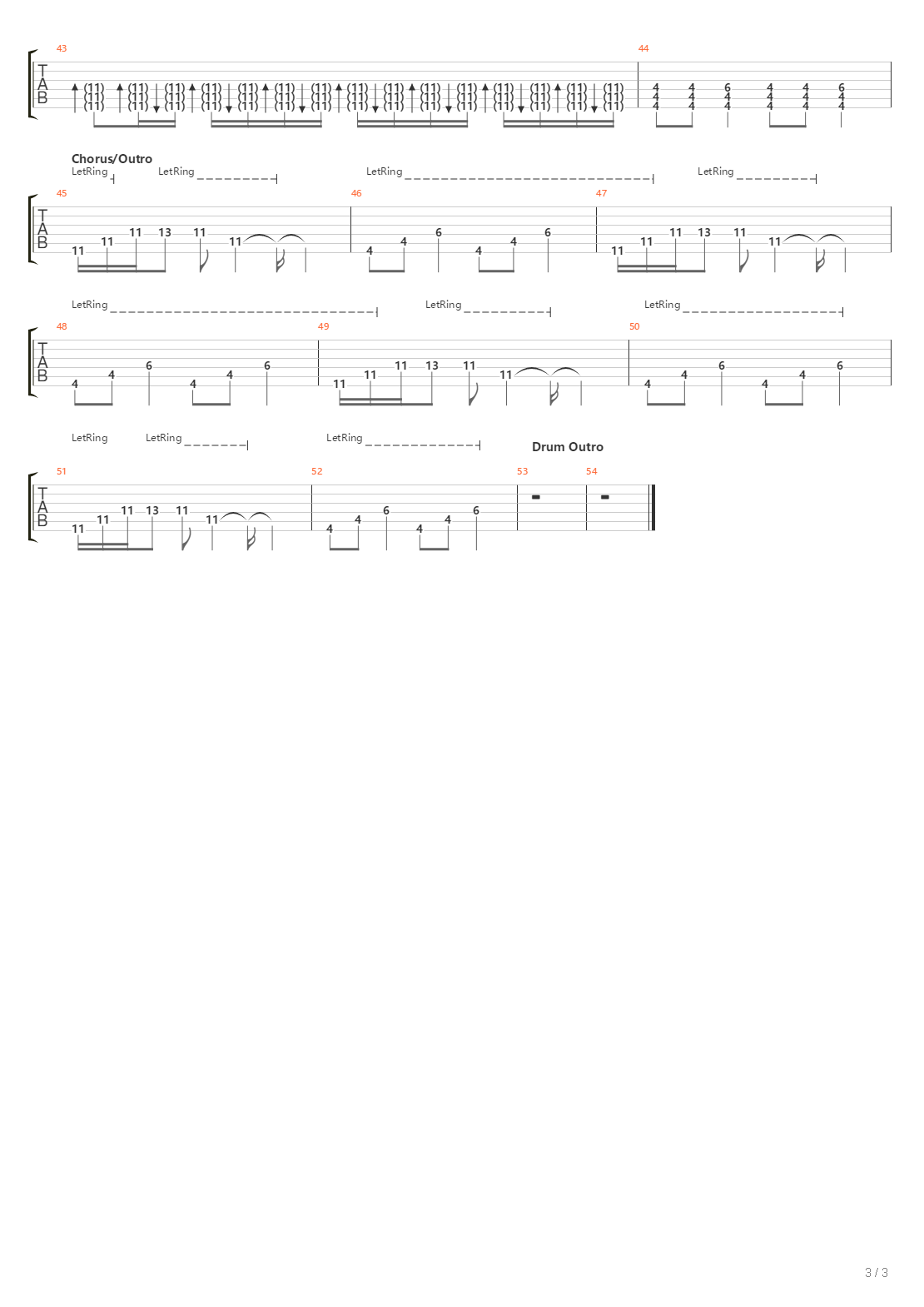 Hurley吉他谱