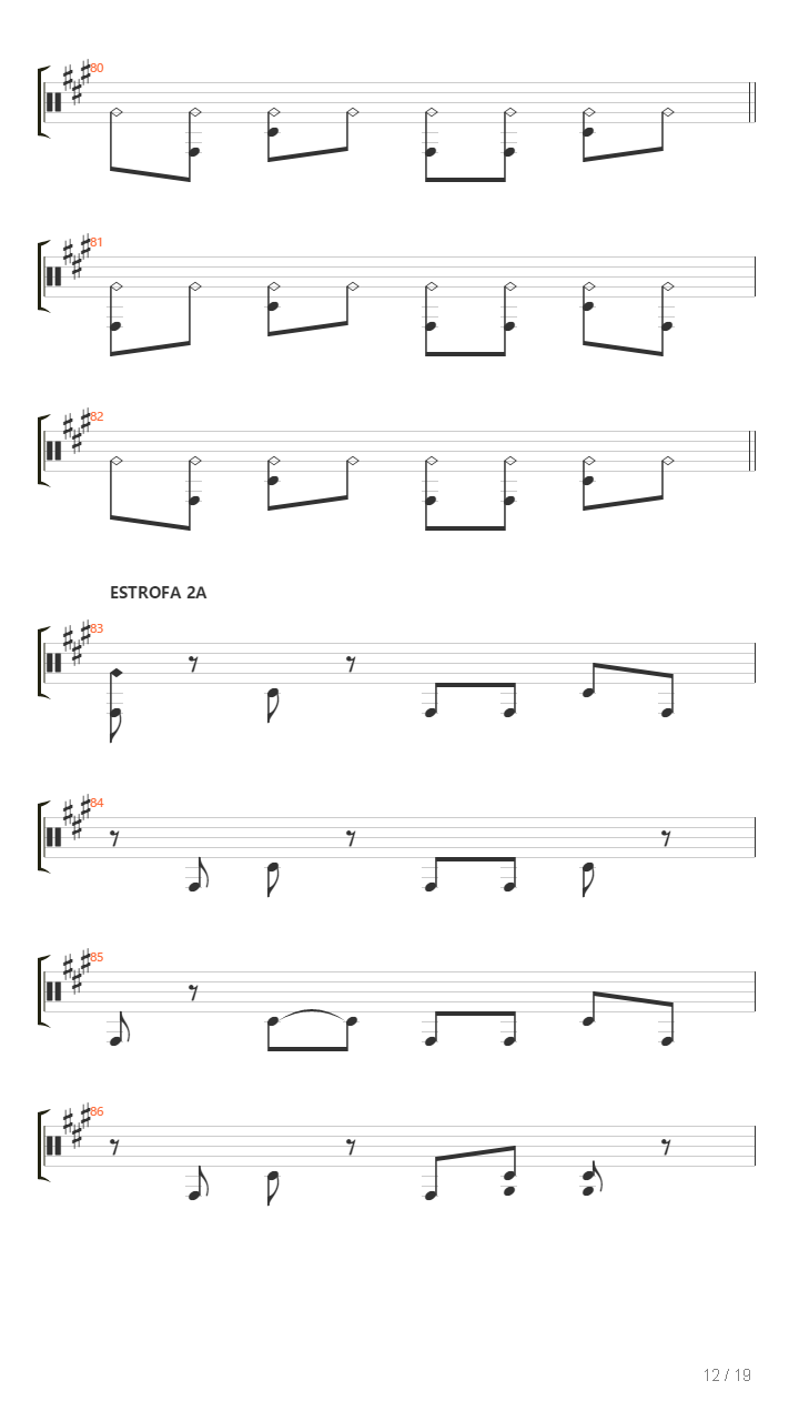 Nada吉他谱