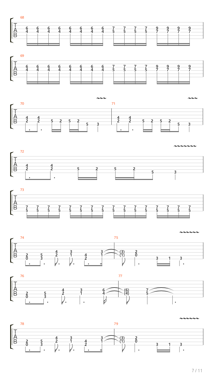 Propagator吉他谱
