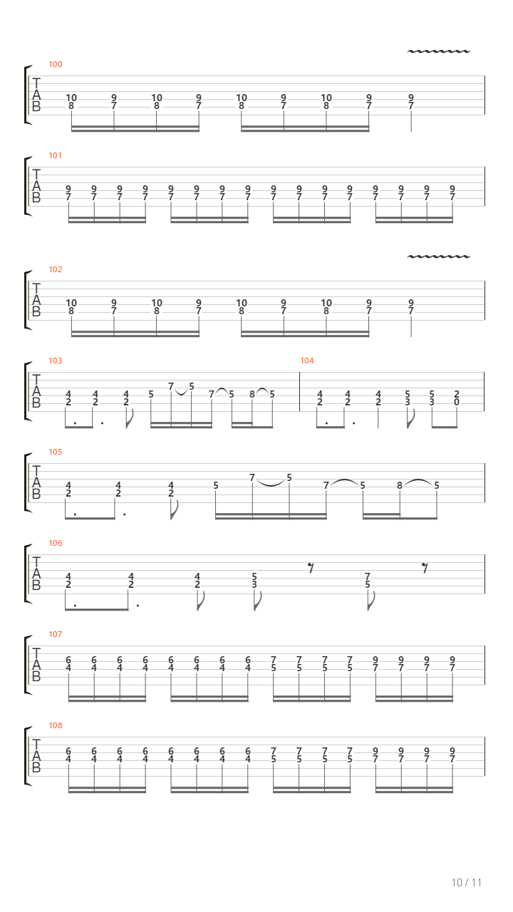 Propagator吉他谱