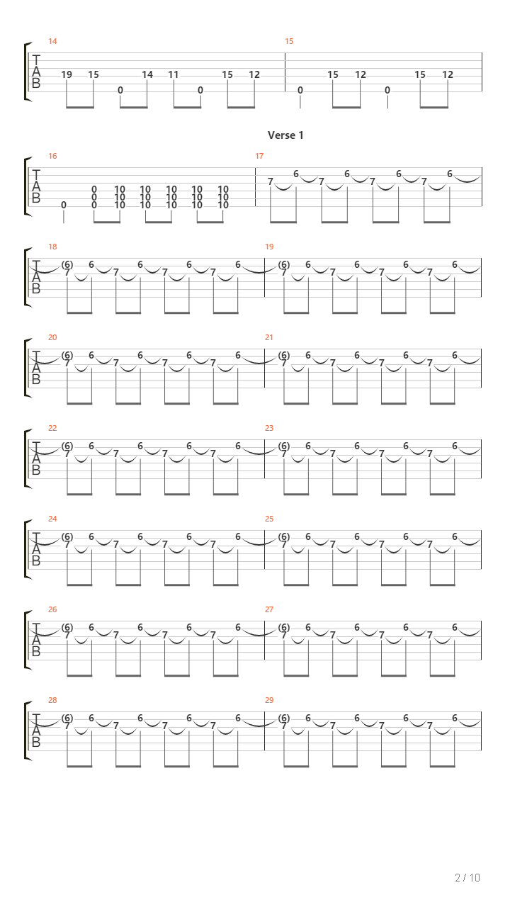 Easy Life吉他谱