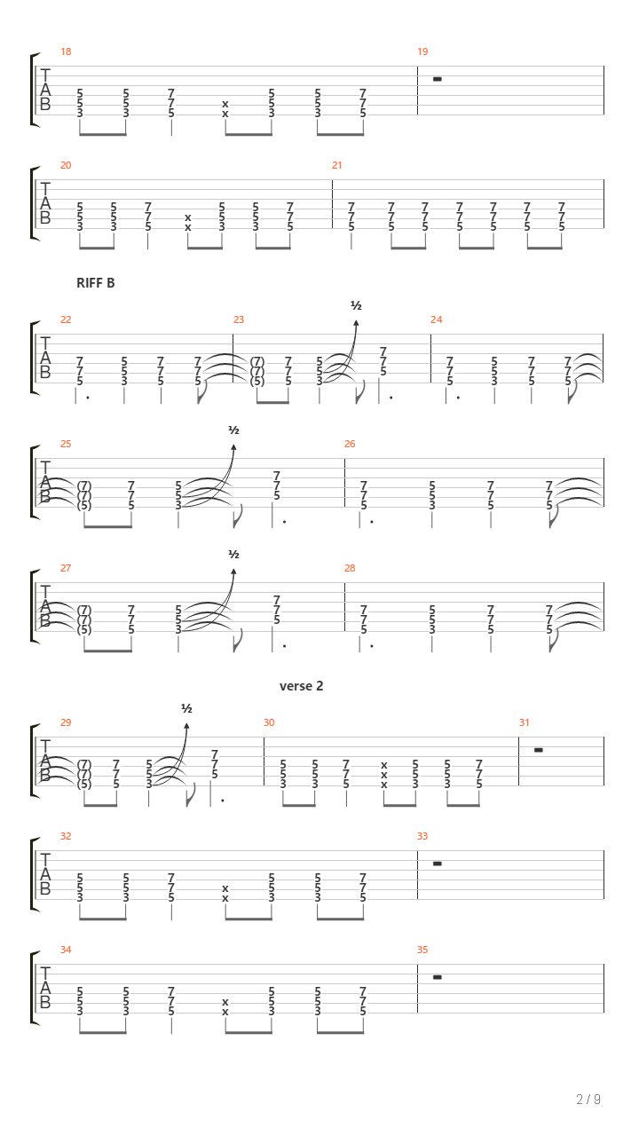 The Shakes吉他谱