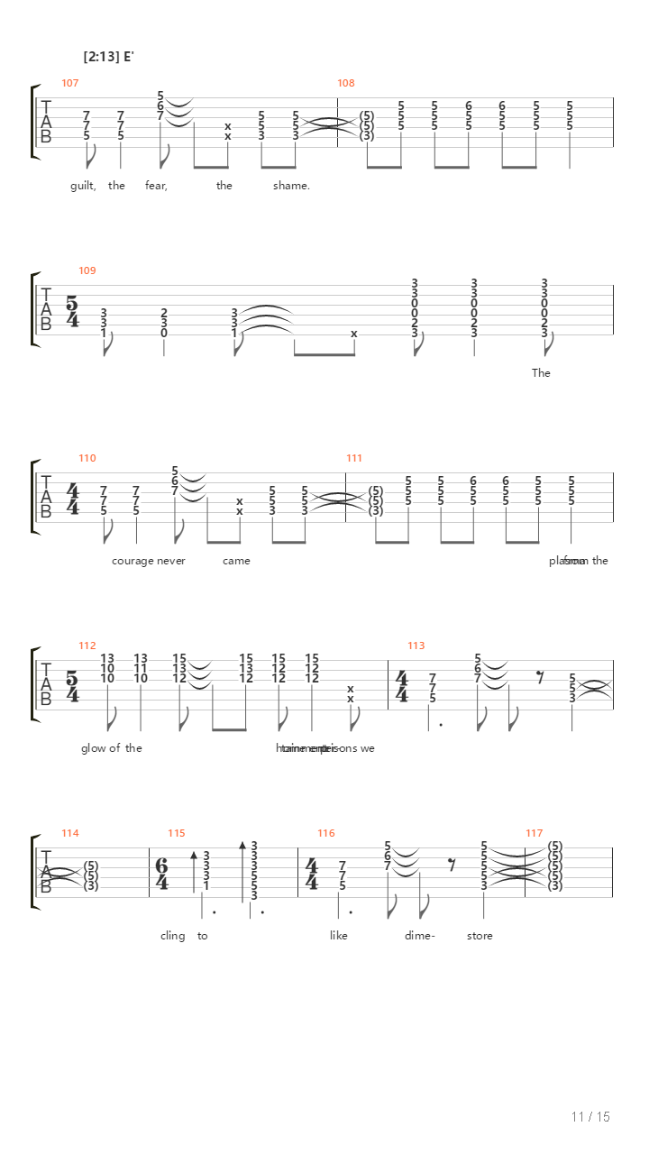 Lotus Gait吉他谱