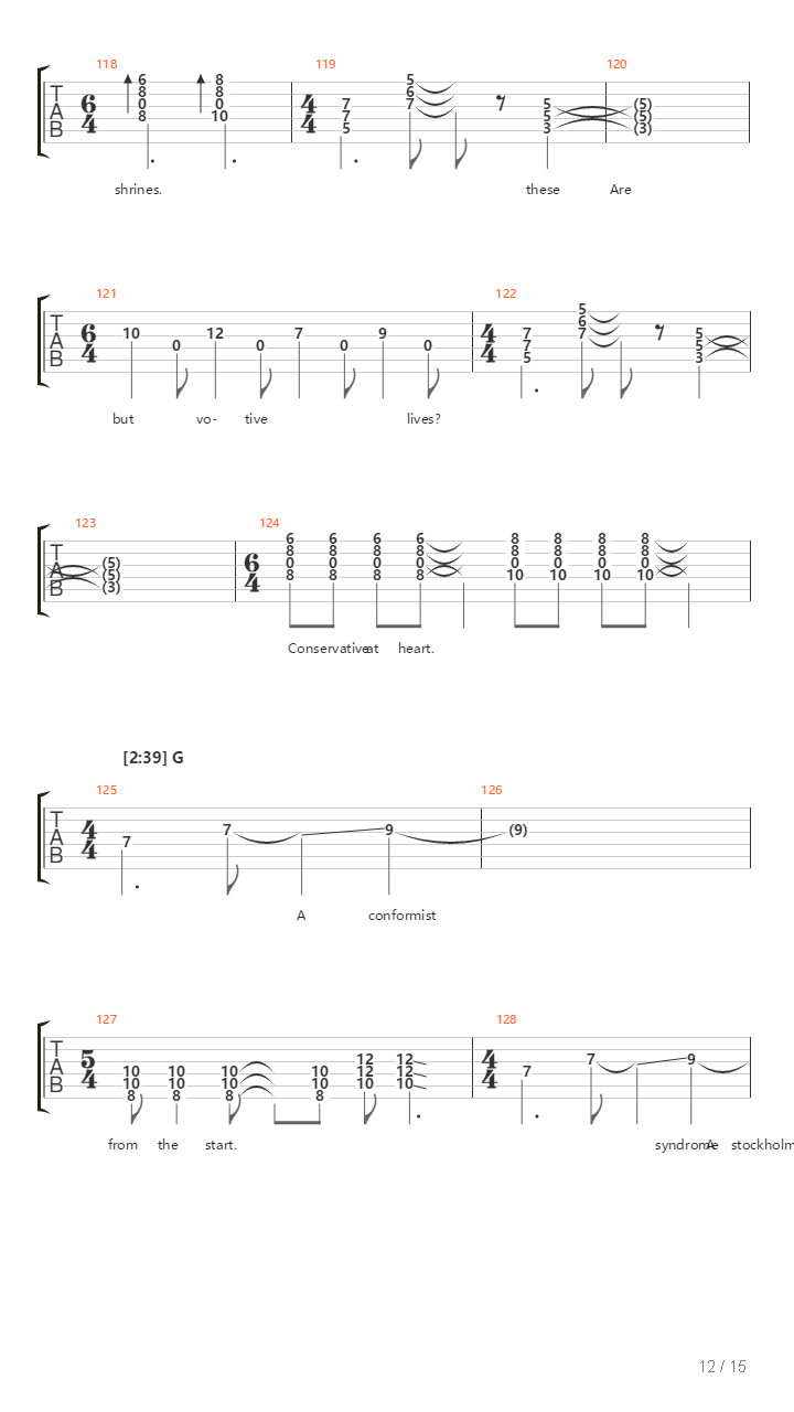 Lotus Gait吉他谱