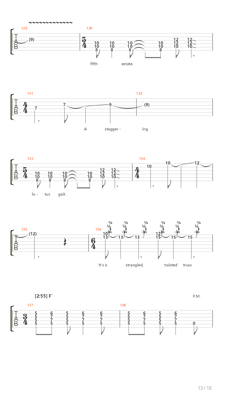 Lotus Gait吉他谱