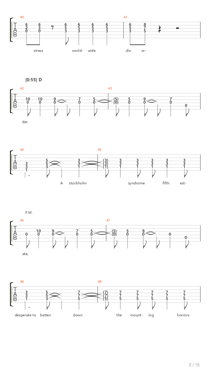 Lotus Gait吉他谱