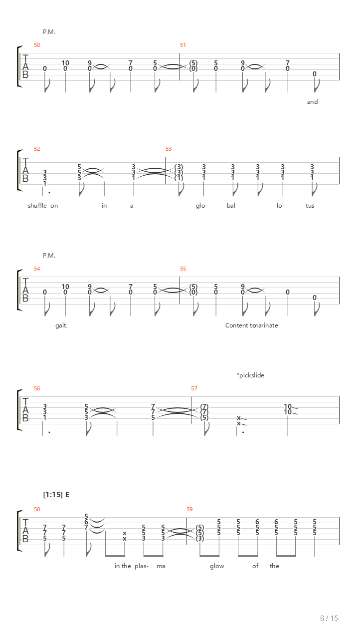 Lotus Gait吉他谱