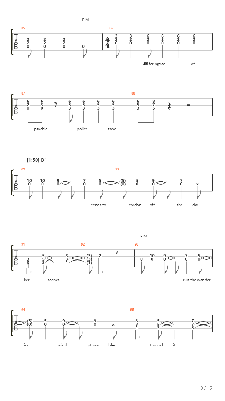 Lotus Gait吉他谱