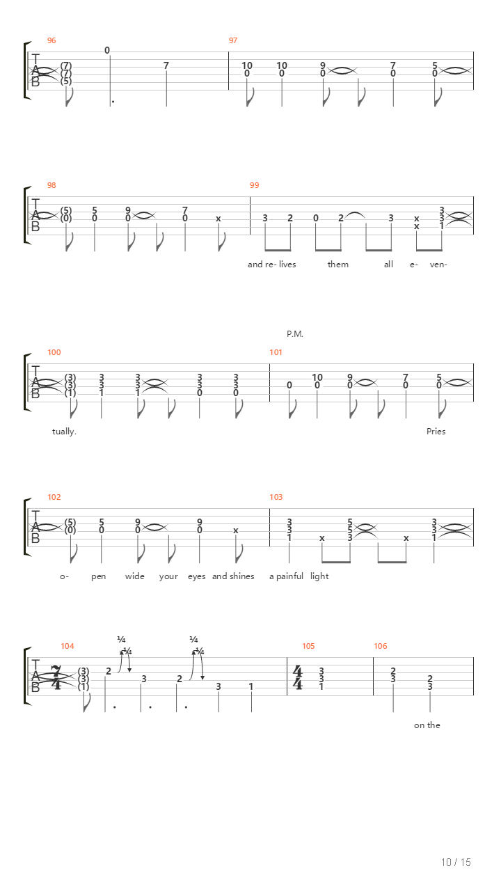 Lotus Gait吉他谱