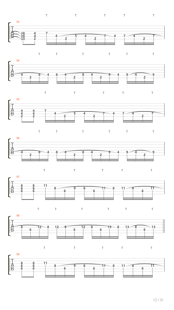 Caravan吉他谱