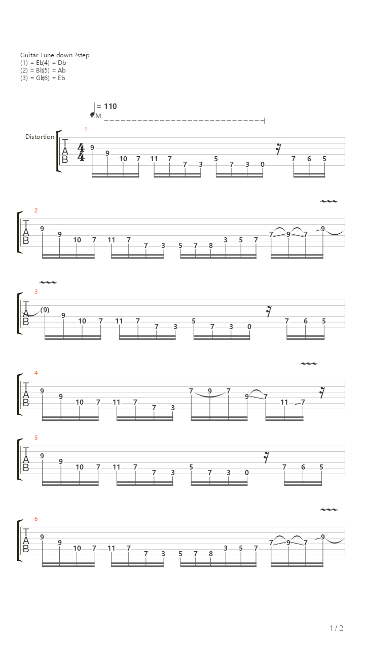 The Canary吉他谱