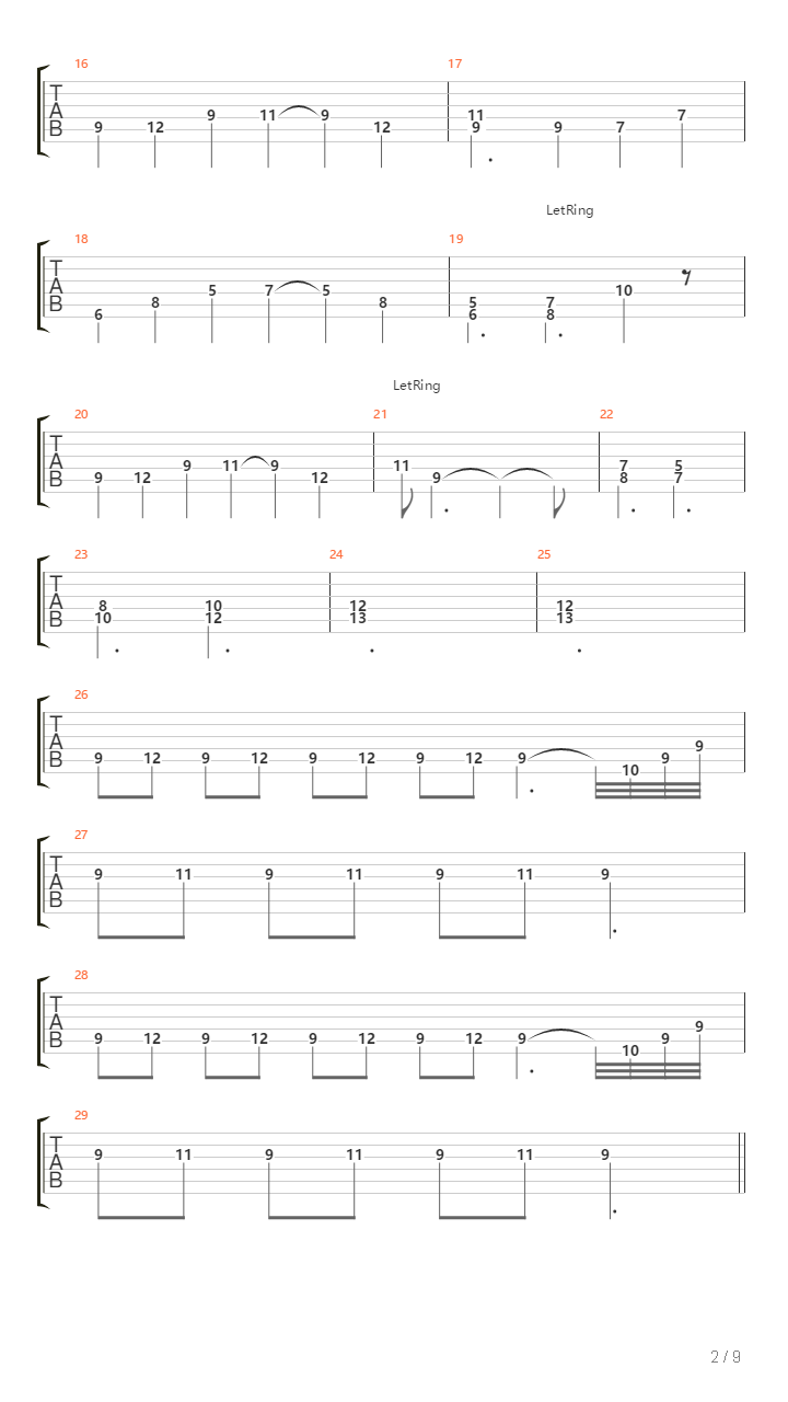 Kalopsia吉他谱