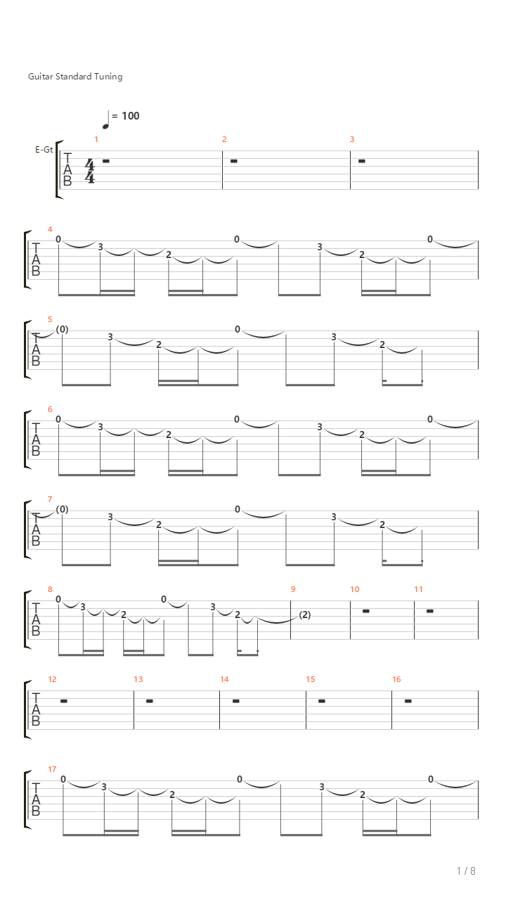 Eva吉他谱