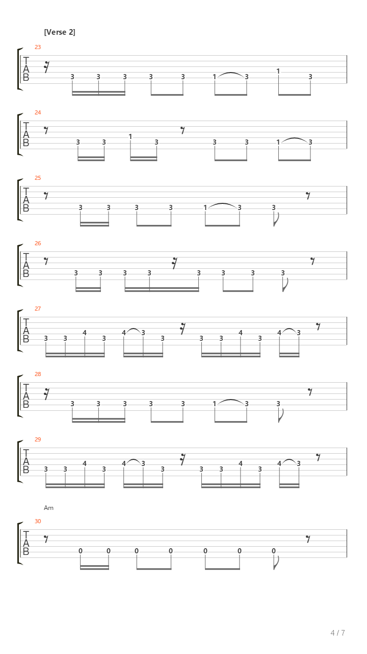 Sonne吉他谱