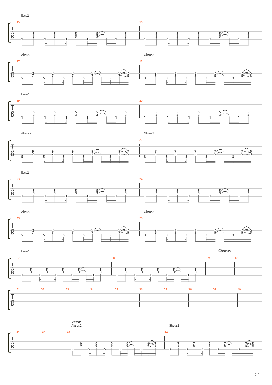 Encore吉他谱