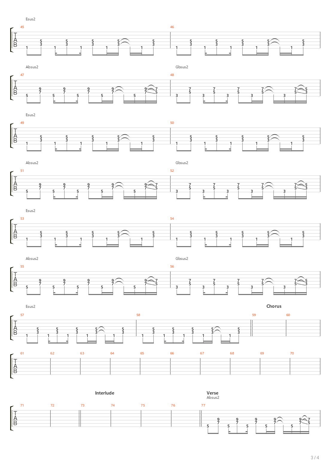 Encore吉他谱