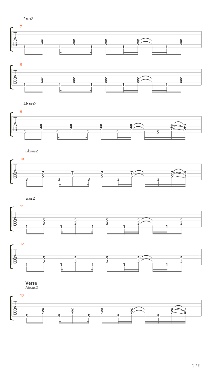 Encore吉他谱