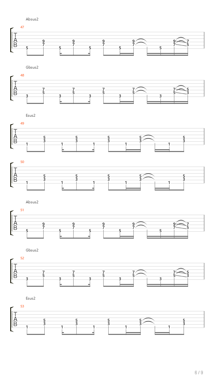 Encore吉他谱