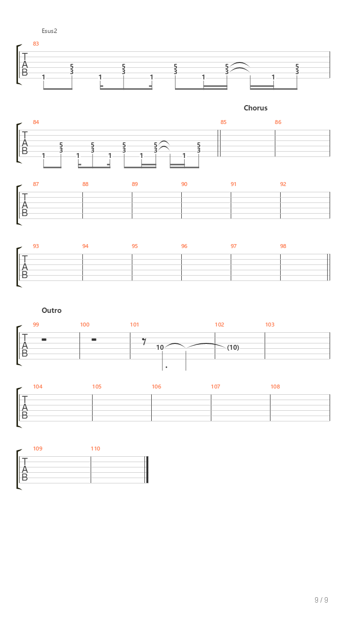 Encore吉他谱