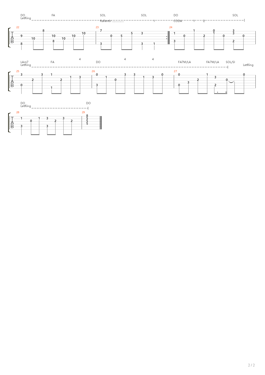 Baltique吉他谱