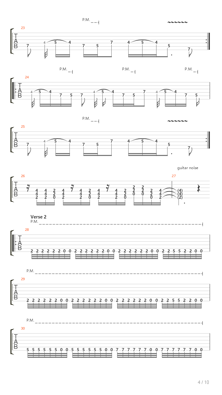 The Path Of Least Resistance吉他谱