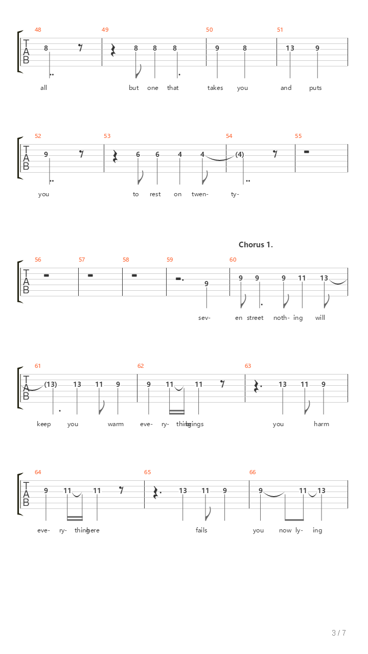 Twenty-Seven吉他谱