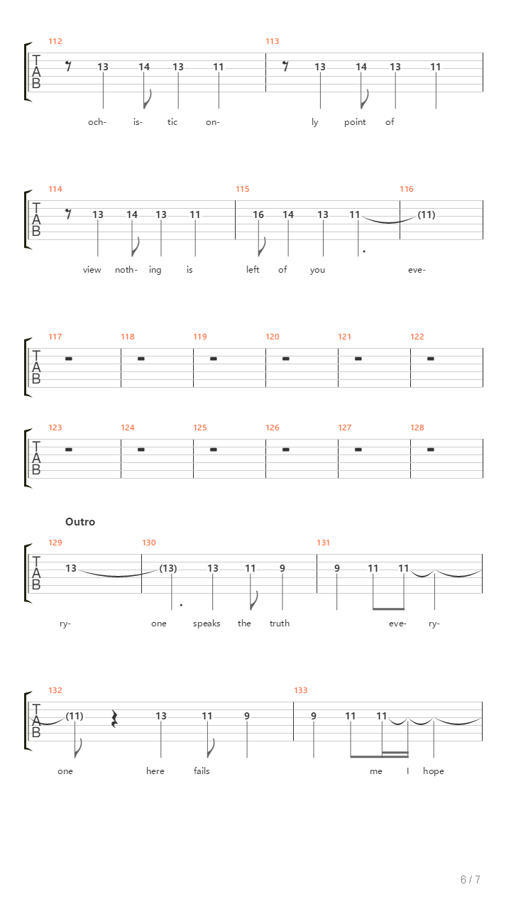 Twenty-Seven吉他谱
