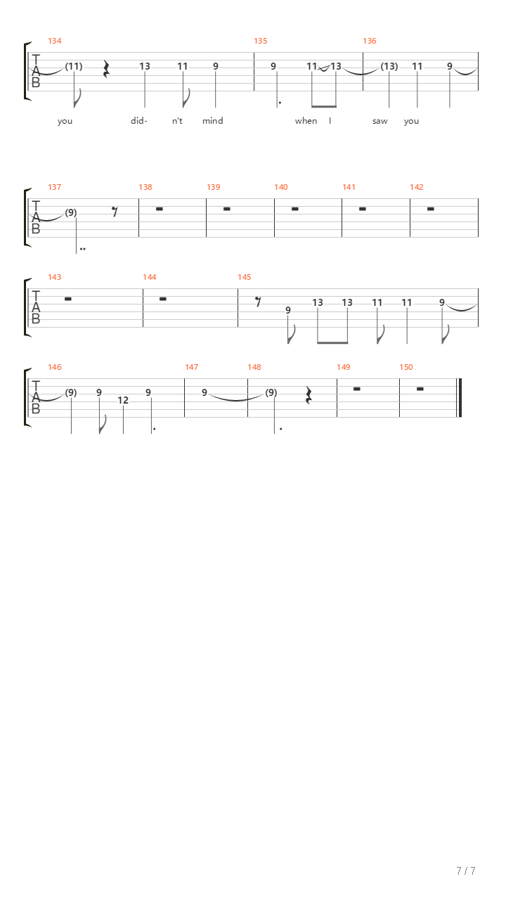 Twenty-Seven吉他谱