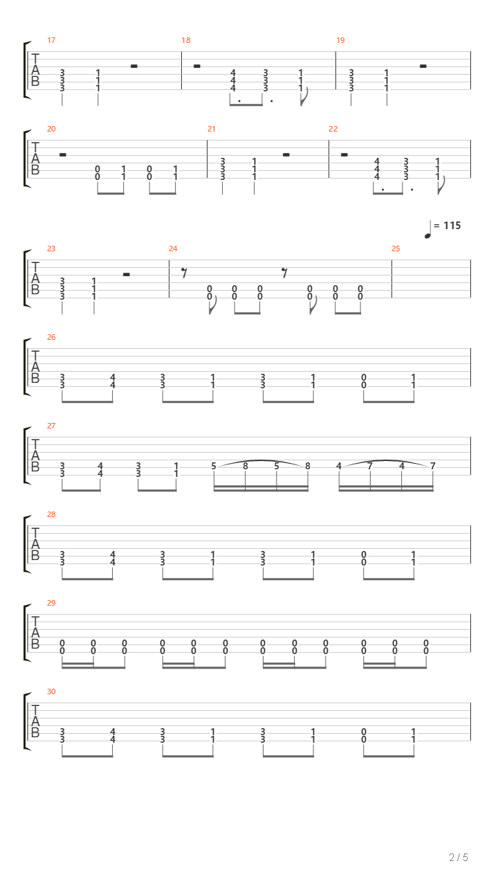 On Sight吉他谱