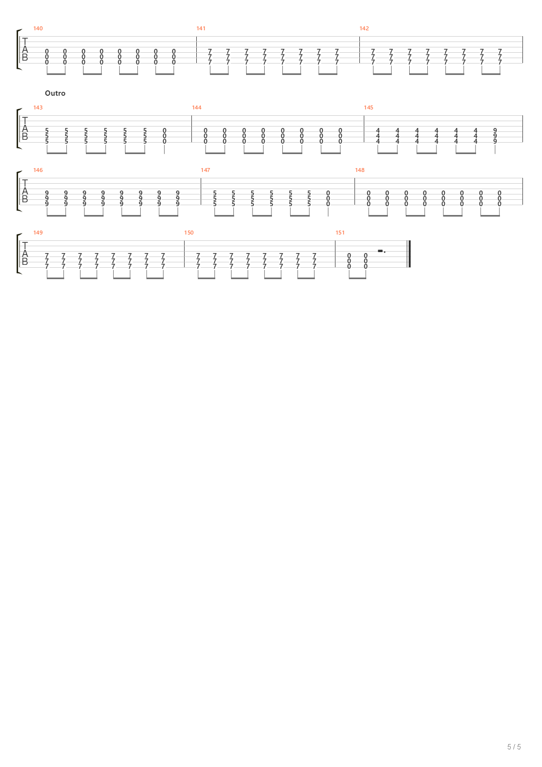 Double Cross吉他谱