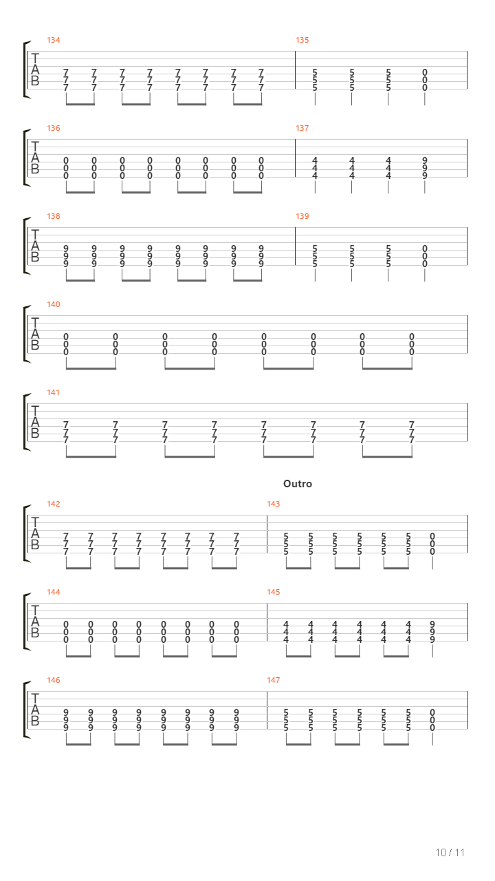 Double Cross吉他谱