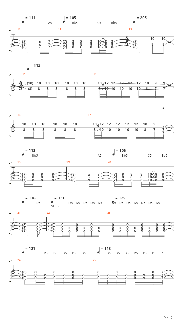 Free Fall Without A Parachute吉他谱