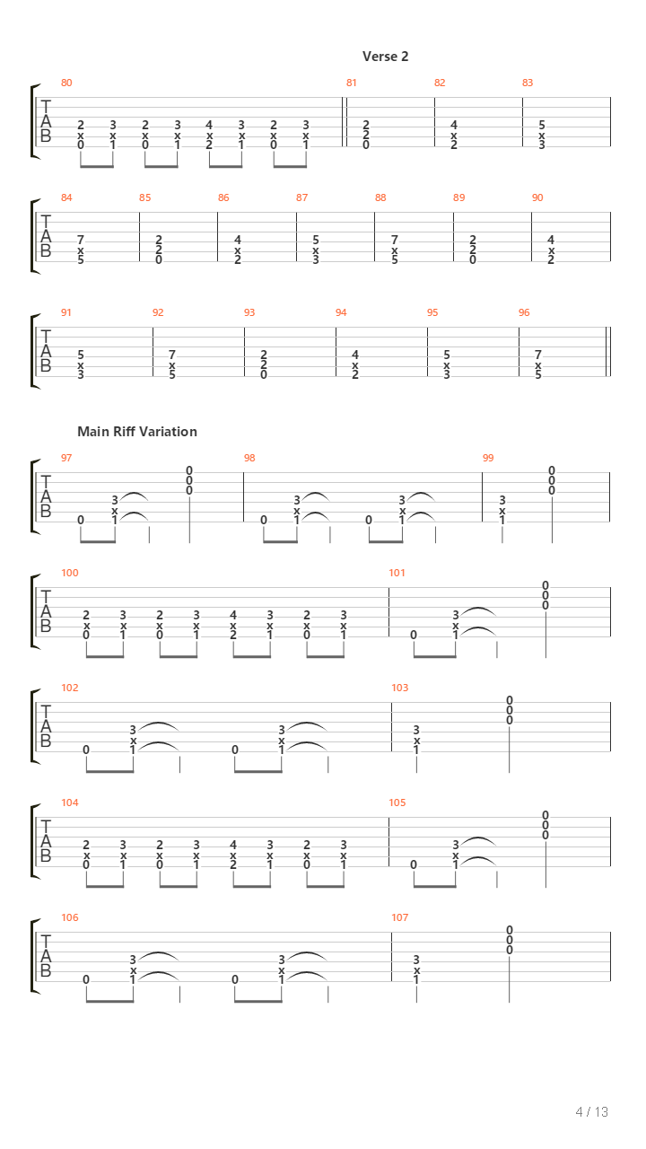 Martyr吉他谱