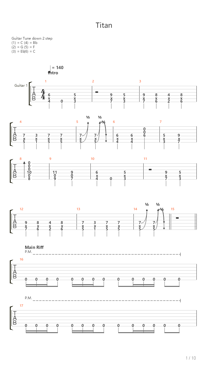 Titan吉他谱