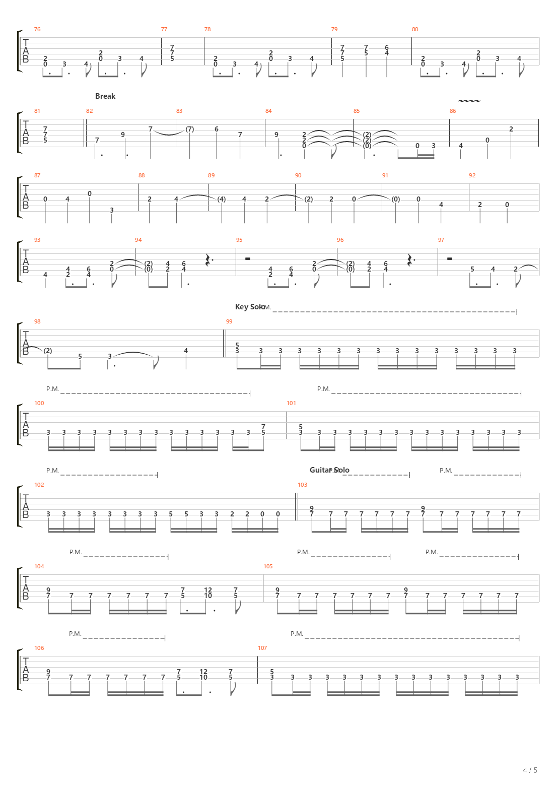 Battle Express吉他谱