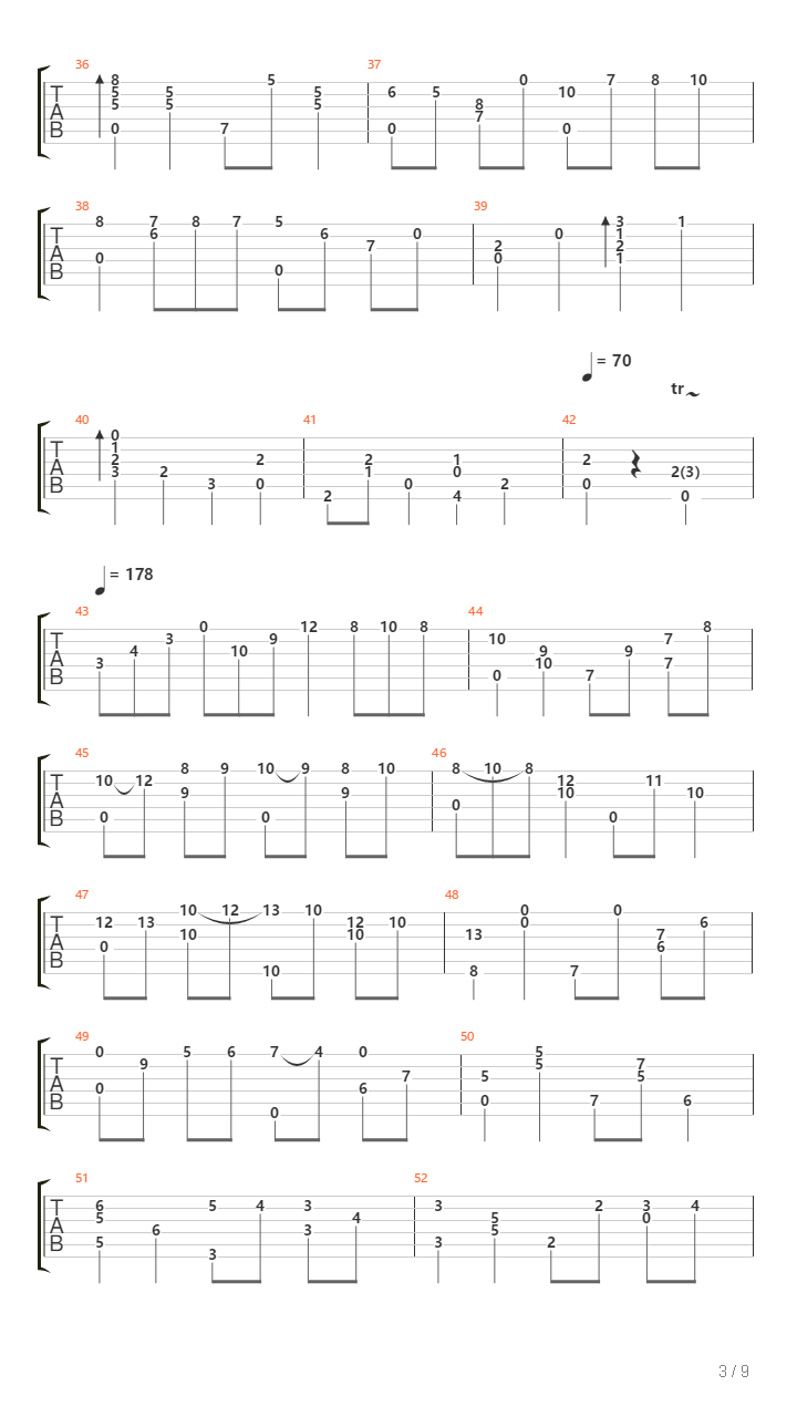 Ragtime吉他谱