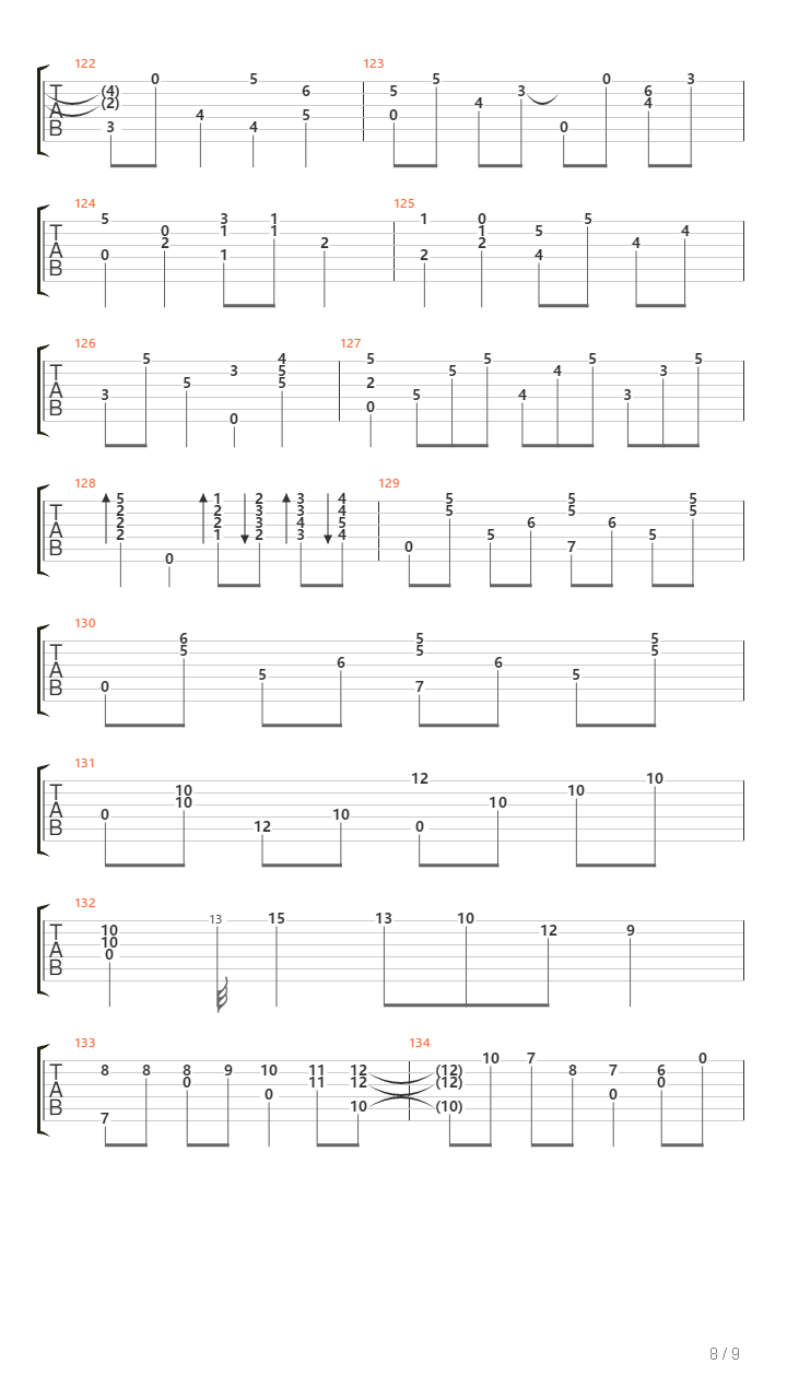 Ragtime吉他谱