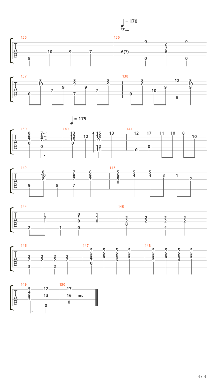 Ragtime吉他谱