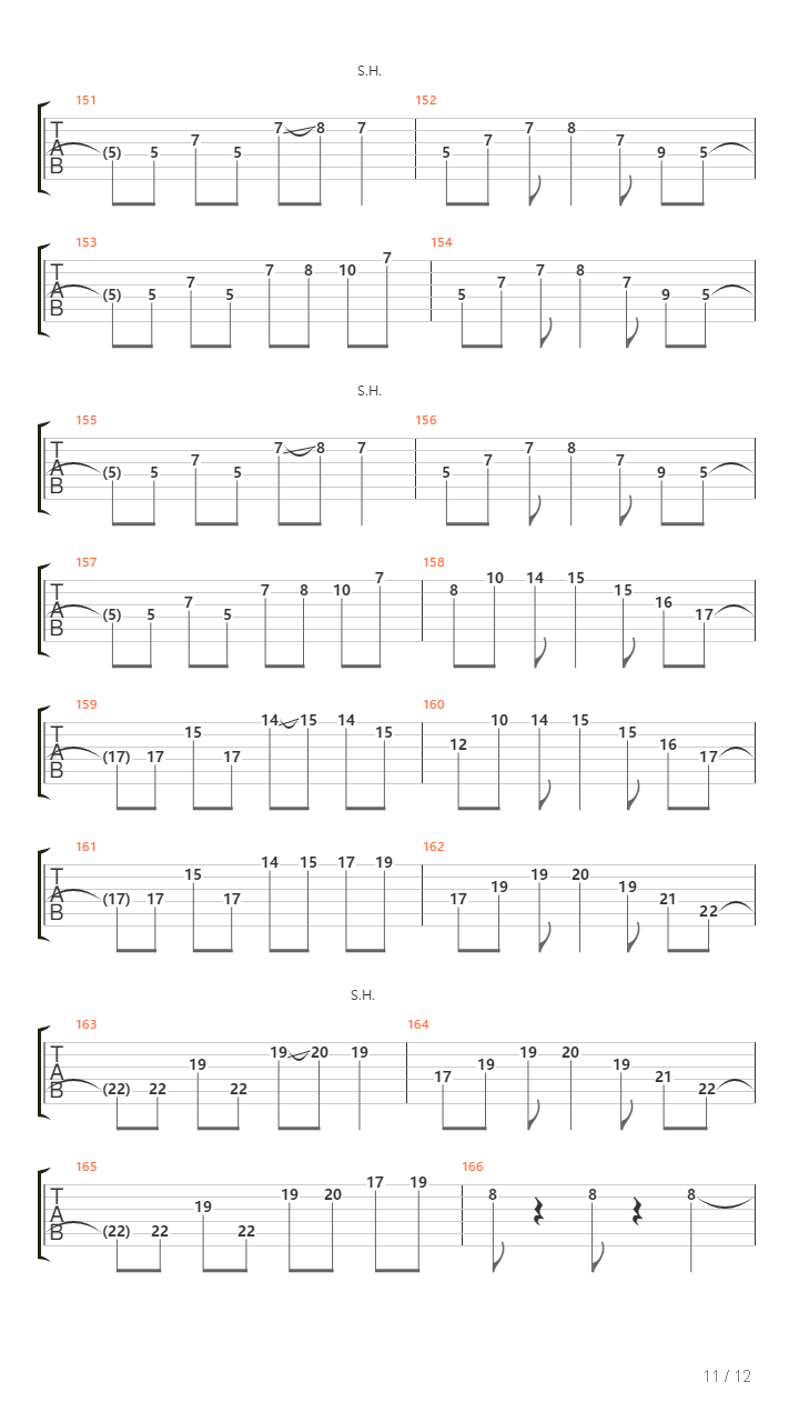 Storm Ii Instrumental吉他谱